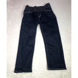 Gap 1969 Maternity Capris Womens 26/2 Blue Denim Dark Wash Cropped Jeans Comfort